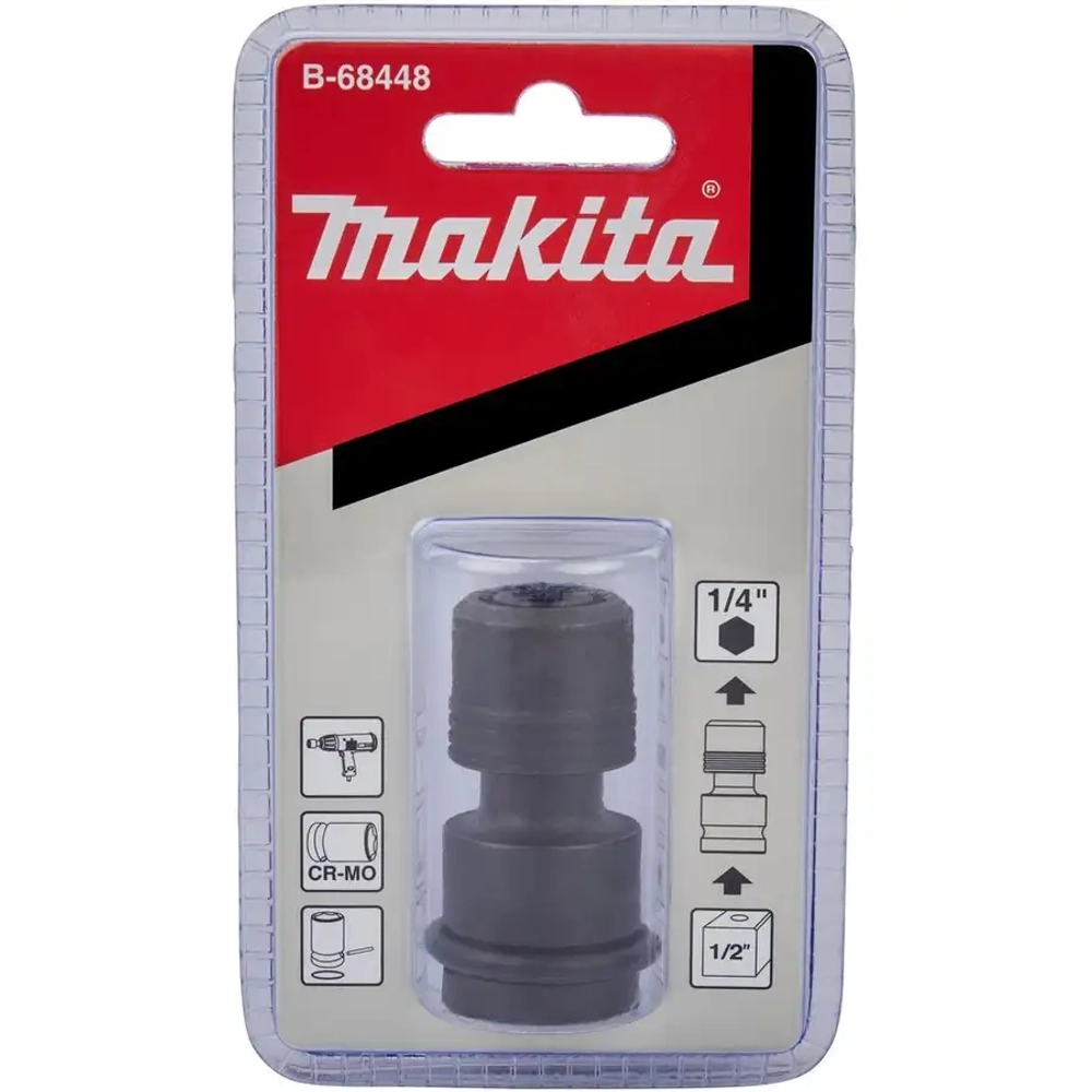 Переходник с квадрата 1/2" на внутренний шестигранник Makita B-68448