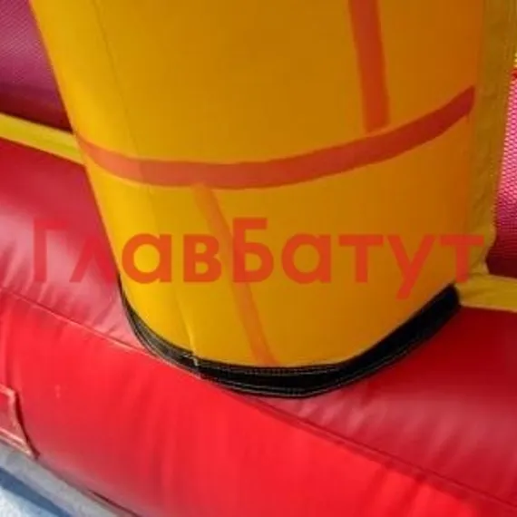 Надувной батут "Замок с драконом" 5 х 5 х 4 метра