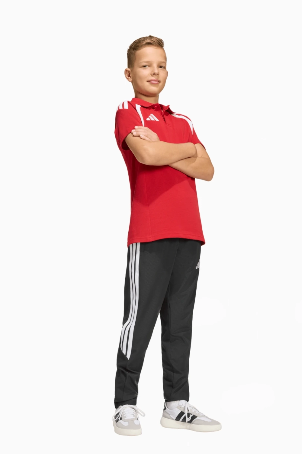 Футболка adidas Tiro 26 League Polo Junior - красный