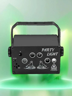 Проектор "Party Light", с эффектом северного сияния, лазерный, светодиодный