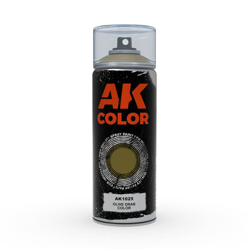 Аэрозольная краска AK Interactive Olive Drab Color Spray, 150мл