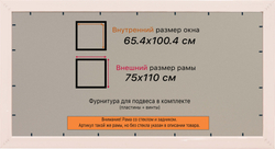Рамка 65x100 для постера и фотографий