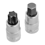 Набор инструментов, 1/4", 3/8", 1/2", Cr-V, S2, усиленный кейс, 216 предметов Stels