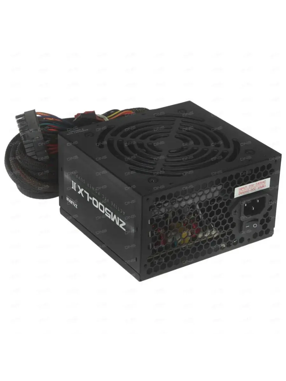 Блок питания ZM500-LXII 500W ZM500-LXII BLACK ATX 20+4 пин