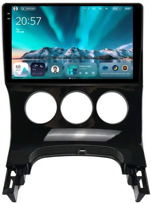 Магнитола для Peugeot 3008 2010-2017 (кондиционер) - Teyes CC4 монитор 9.2" 2K QLED на Android 14, Быстрейшая, Snapdragon 680, DSP, CarPlay, 4G SIM-слот