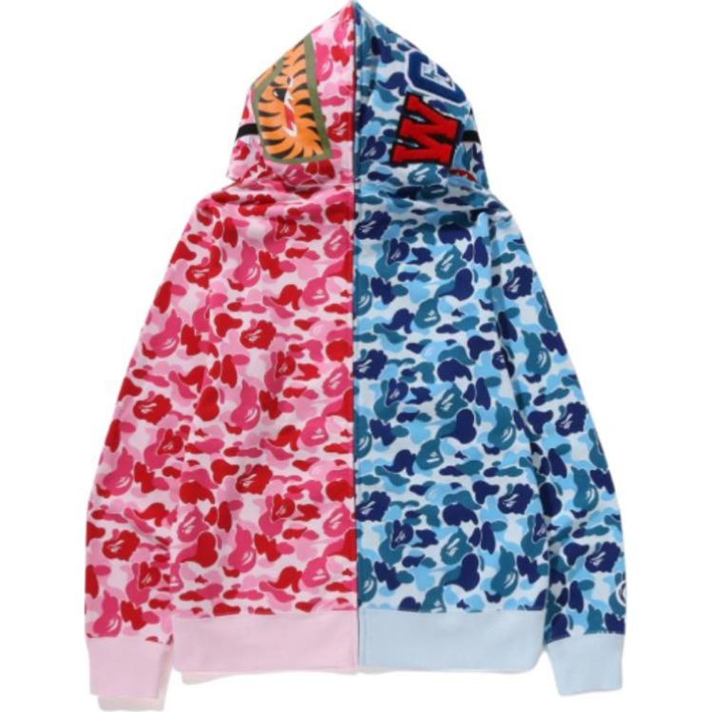 A Bathing Ape Abc Camo Separate Shark Full Zip Худи