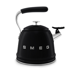 Чайник со свистком 2.3л Smeg черный