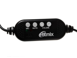 Ritmix RH-533USB Black — накладные наушники