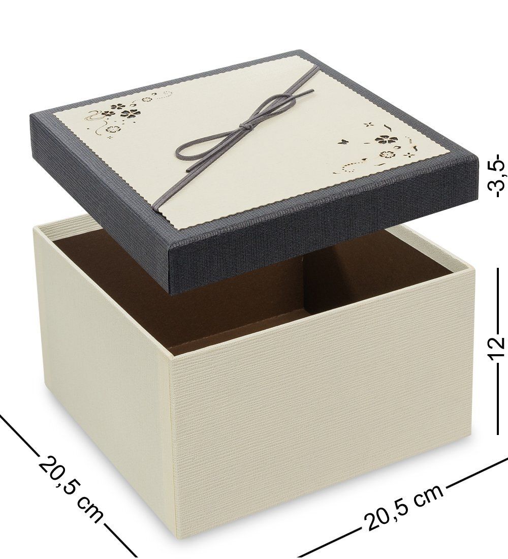 Packing Symphony WF-81-B Набор коробок из 3шт «Квадрат» цв.кремовый
