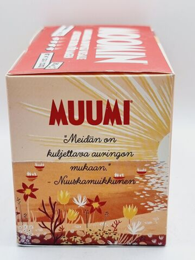 Чай ройбуш Nordqvist MOOMIN ассорти 4 вкуса, 20 пакетиков (из Финляндии)