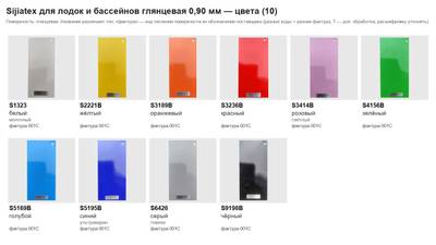 Ткань ПВХ Sijiatex для лодок и бассейнов, глянцевая, 0,90 мм, 1100 г/м², чёрный