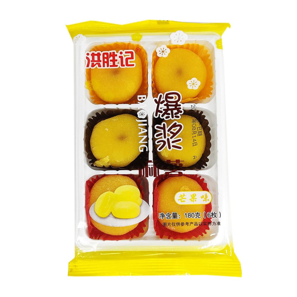 Рисовое пирожное Моти Baojiang со вкусом манго 180 г