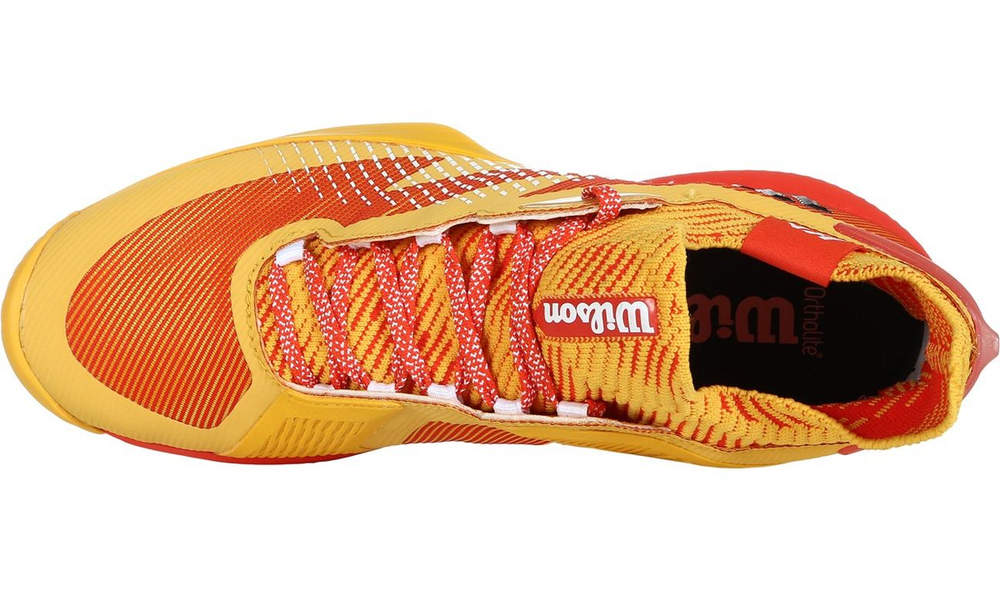 Meskie buty tenisowe Wilson Kaos Rapide SFT - oldgold/orange/white