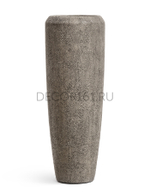 Кашпо TREEZ Effectory Volcano Высокий конус Design Серо-коричневый туф в-97 см, д-34 см 1/1 41.3321-11-066-LBR-97