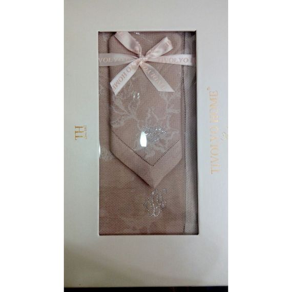 Скатерть  DAHLIA пудра 160x260 Tivolyo Home
