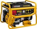 Генератор бензиновый с электростартером 5500 Вт STEHER GS-6500E