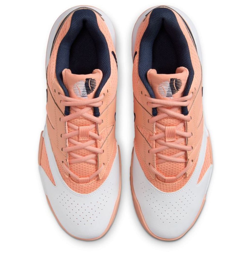 Мужские кроссовки теннисные Nike Court Lite 4 - абрикос-агат/обсидиан/белый