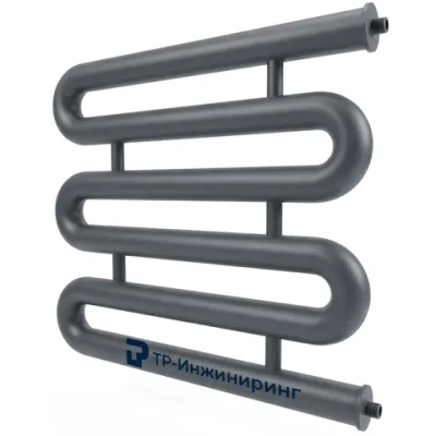 Регистр отопления РЗП-6x219x5,0-1000 шестирядный змеевиковый с плоскими заглушками