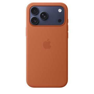 Чехол Silicone Case MagSafe для iPhone 17 Pro Терракотовый