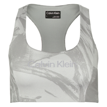 ТОП теннисный Calvin Klein Medium Support Bra (Print) - зеленый