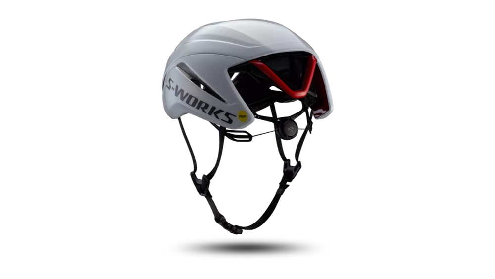 Шлем велосипедный S-Works Evade 4 white\red