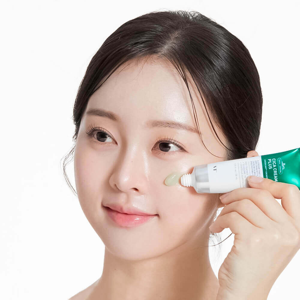 Успокаивающий крем-гель для чувствительной кожи с центеллой VT Cosmetics Cica Cream Plus, 30 мл