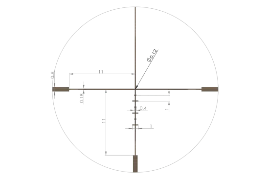 Оптический прицел Artelv CRS Fiber 1-6x24 SFP с подсветкой AMF2-6X