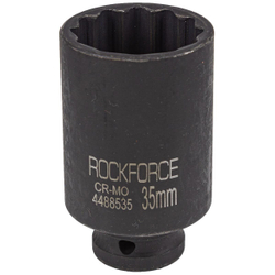 Головка ударная глубокая 35мм (12гр.), 1/2'' RockForce RF-4488535