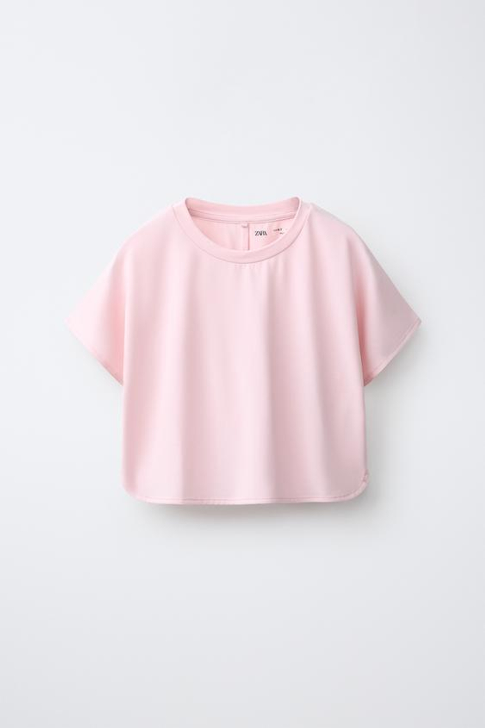 ZARA СПОРТИВНАЯ ФУТБОЛКА СВОБОДНОГО КРОЯ, РОЗОВЫЙ