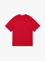 Футболка оверсайз (красный) 230 г