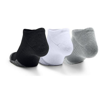 Носки теннисные Under Armour Heatgear No Show Sports Socks - Grey, White