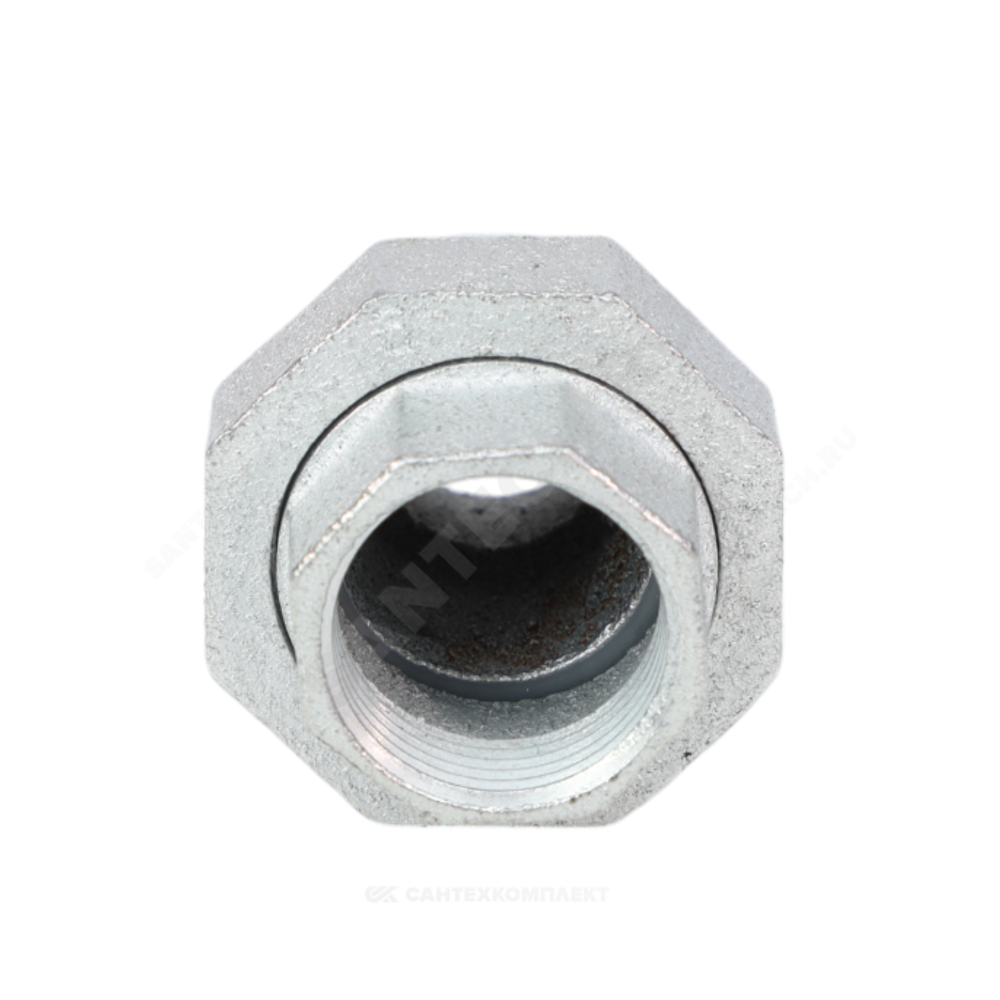 Соединитель прямой американка чугун оц Ду 20 (3/4") ВР/НР Fittex