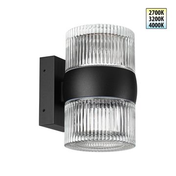 Уличный настенный светодиодный светильник 16W 2700-4000К 359718 чёрный Estima Novotech