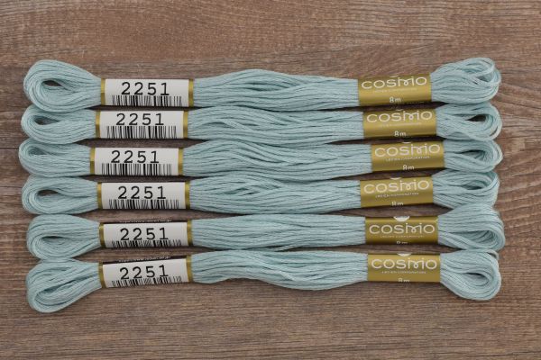 Мулине Lecien Cosmo, цв. 2251 / 6 мот. по 8 метров, в 6 сложений