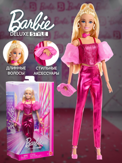 Кукла шарнирная подвижная Barbie Deluxe Style