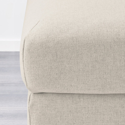 IKEA VIMLE  (ИКЕА ВИМЛЕ)  -  Чехол на подставку для ног с отделением - Гуннаред бежевый