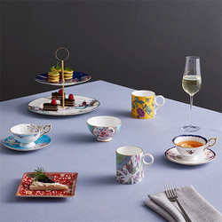 Чайная пара 150мл Wedgwood Wonderlust синяя