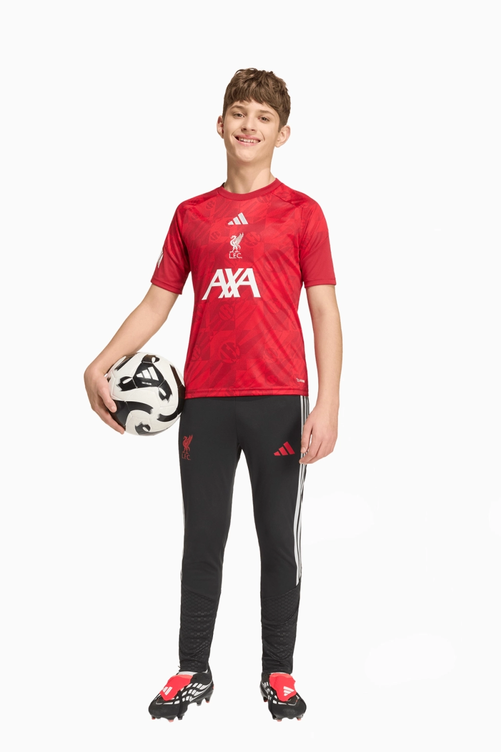 Футболка adidas Liverpool FC 26/27 Pre-Match Junior - красный