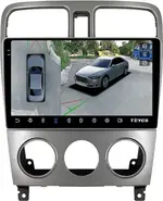 Магнитола для Subaru Forester 2 (SG5) 2002-2007 - Teyes CC3-2K-360 на Android 10, Быстрая, 2K QLED, CarPlay, 4G SIM-слот, 4 камеры в комплекте