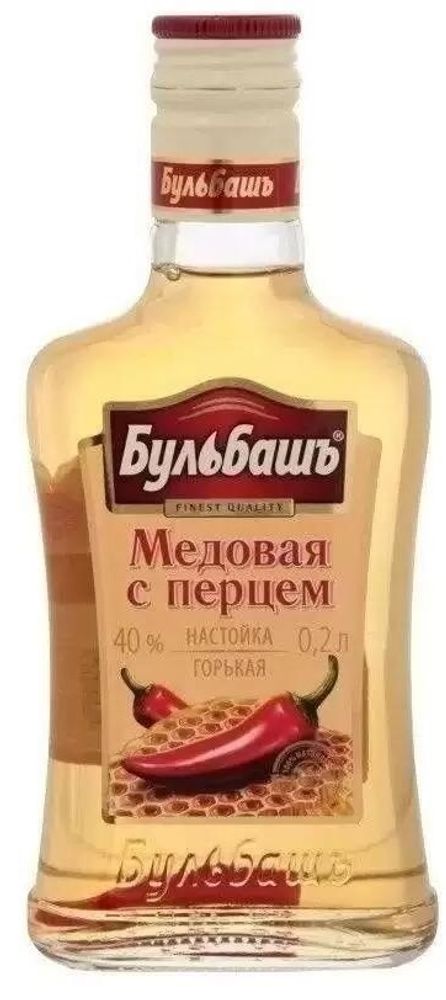 Настойка горькая Бульбашъ Медовая с перцем