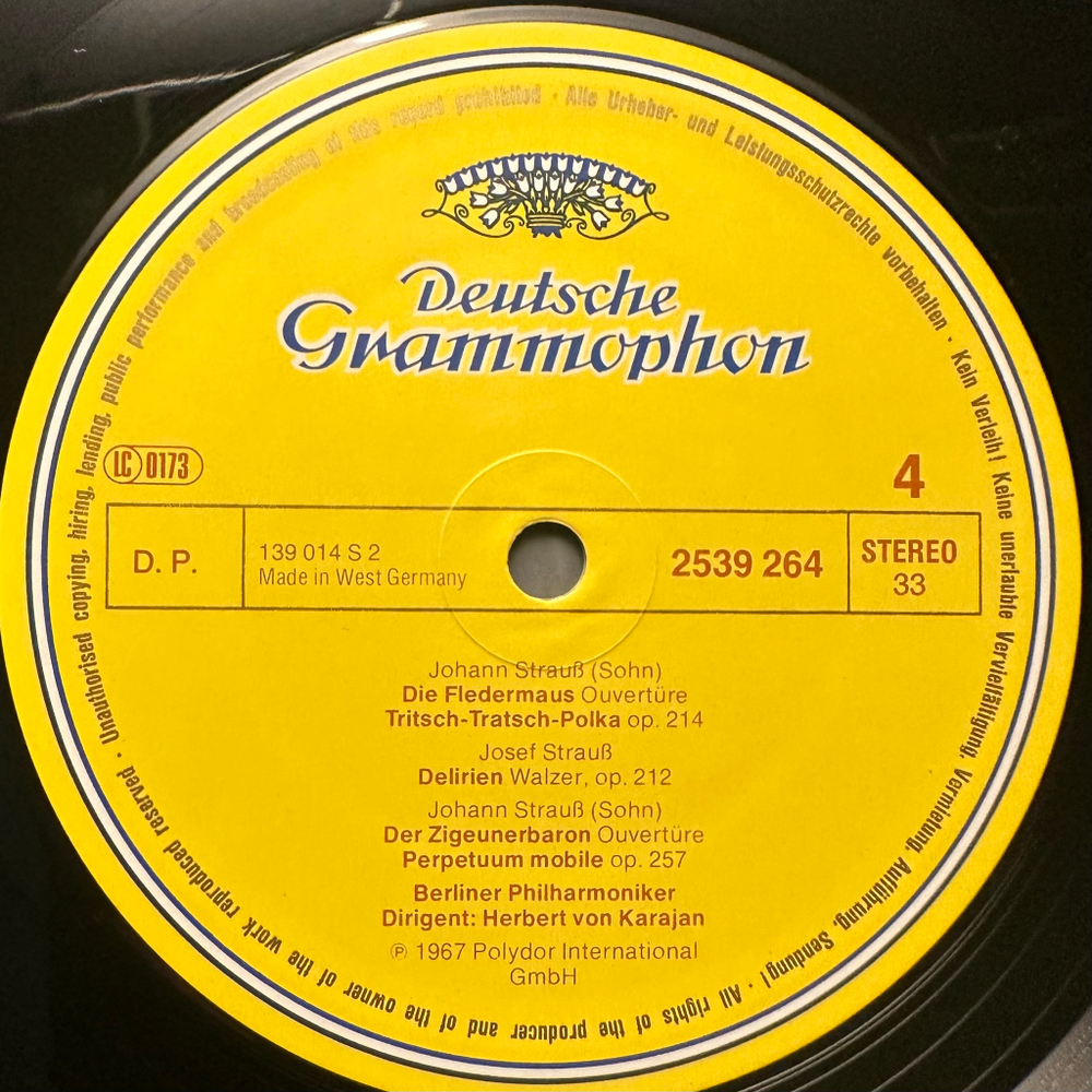 Штраус - Вальсы, Поьки, Марши 2LP (Германия 1980г.)