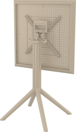 Стол пластиковый складной Siesta Contract Sky Folding Table 60, бежевый