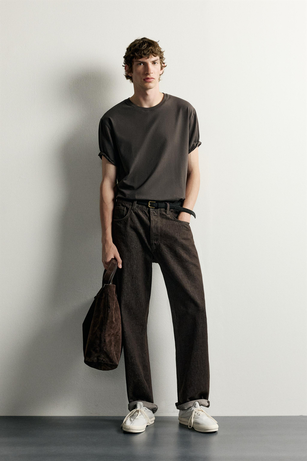 ФУТБОЛКА RELAXED FIT INTERLOCK /04 — ZARA