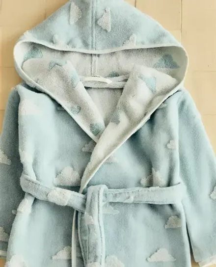 ZARA HOME ДЕТСКОЕ ПОЛОТЕНЦЕ С КАПЮШОНОМ "ТОУ STORY" ©DISNEY/PIXAR, СИНИЙ