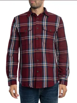 Рубашка мужская TOMMY HILFIGER HEAVY BRUSHED CHECK