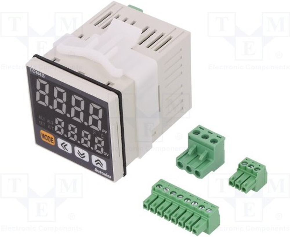 TCN4S-24R, Температурный контроллер, 48х48, реле+ТТР, сигн.х2, 100-240В~, артикул A1500003928R