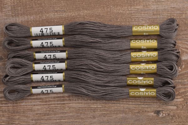 Мулине Lecien Cosmo, цв. 0475 / 6 мот. по 8 метров, в 6 сложений