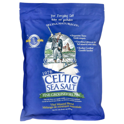 Celtic Sea Salt, Fine Помол, смесь жизненно важных минералов, 2268 г (5 фунтов)