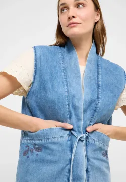 Жилет джинсовый женский MUSTANG Gillian Denim Vest