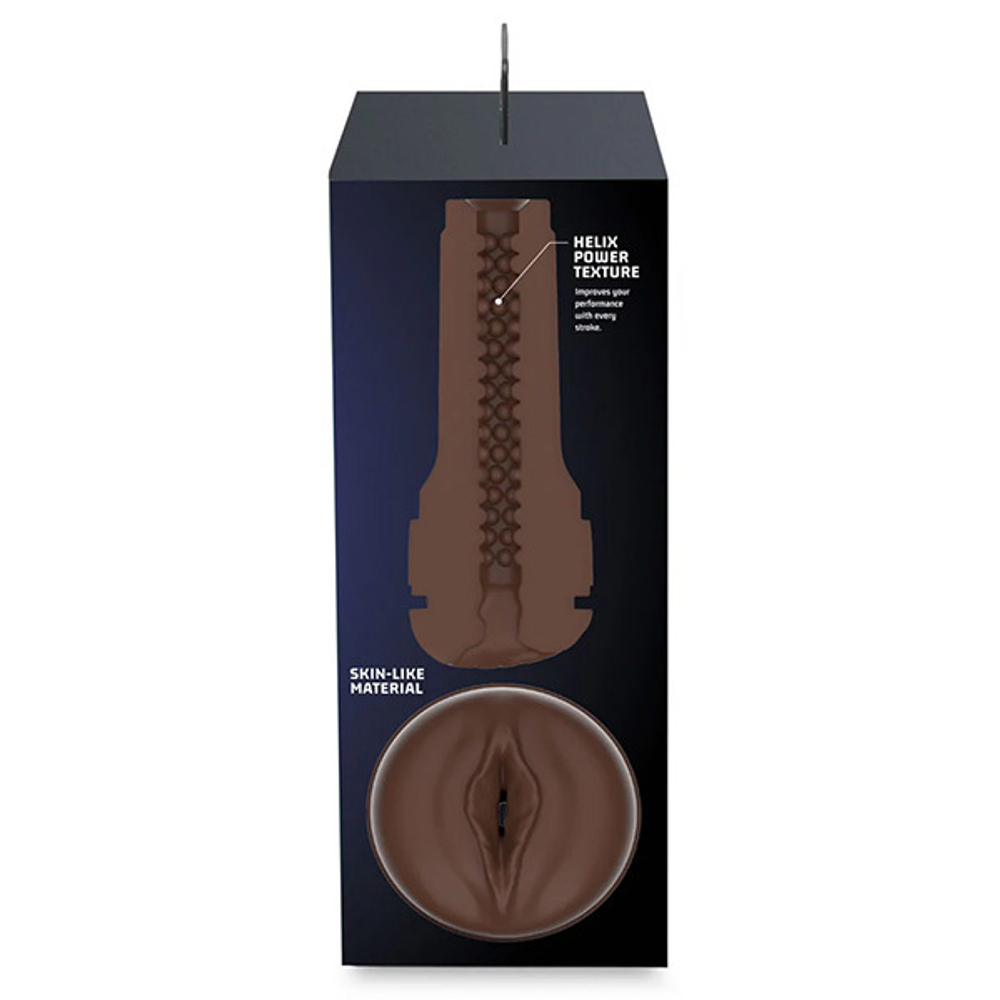 Темно-коричневый мастурбатор-вагина 22,4см Kiiroo Feel Stroker Pussy-Dark Brown Penis Masturbator